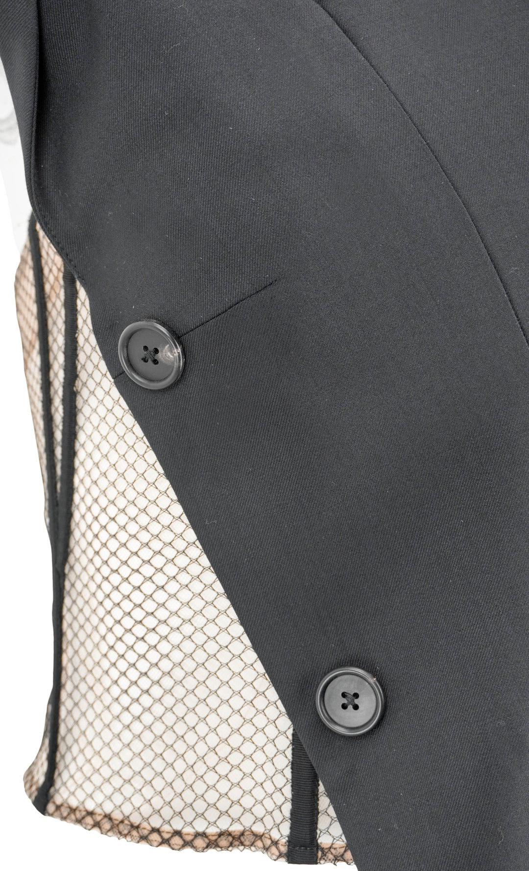 Monse Deconstructed Tailor Top in Black