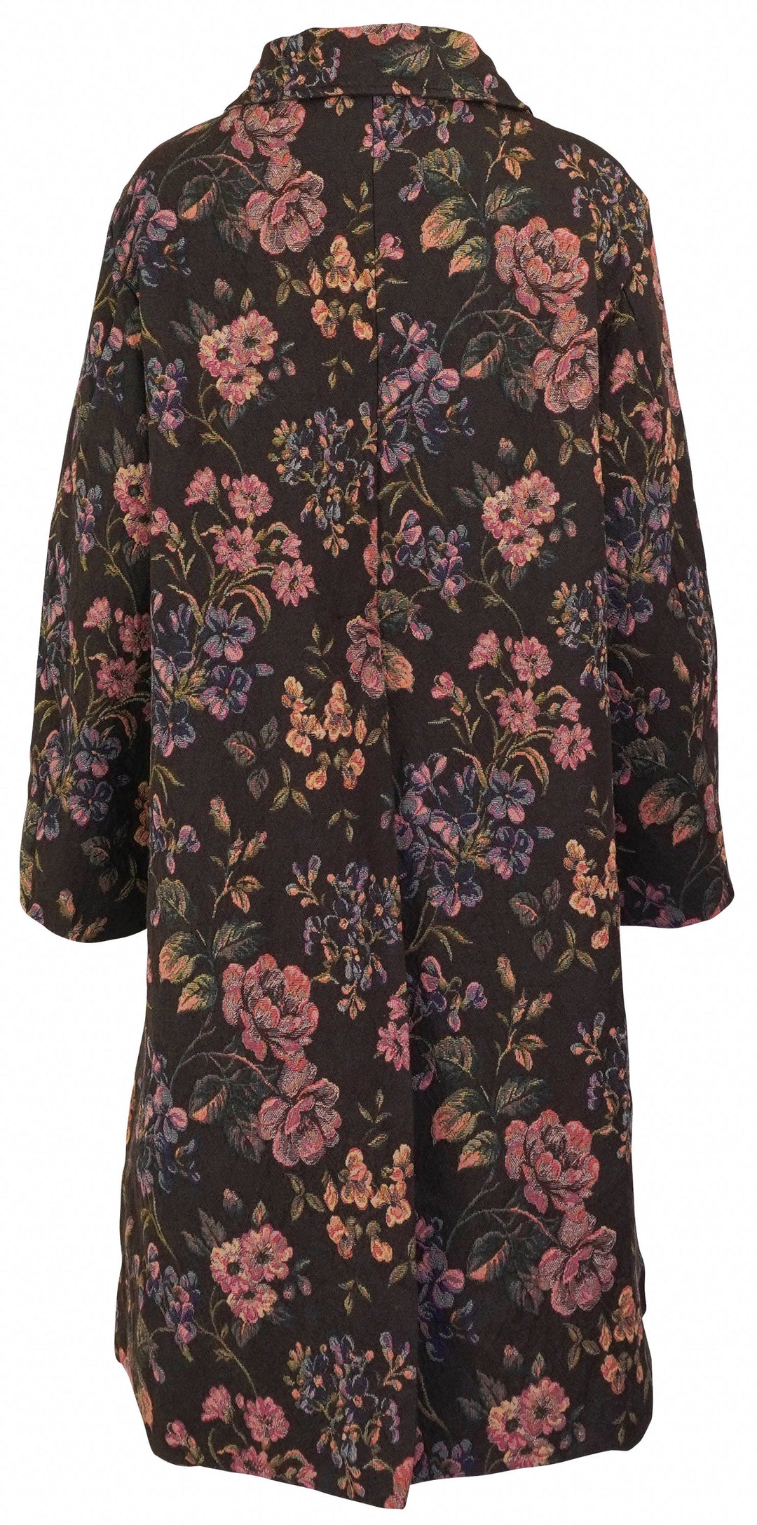 Crosley Floral Jacquard Coat in Brown Multi - Discounts on Crosley at UAL