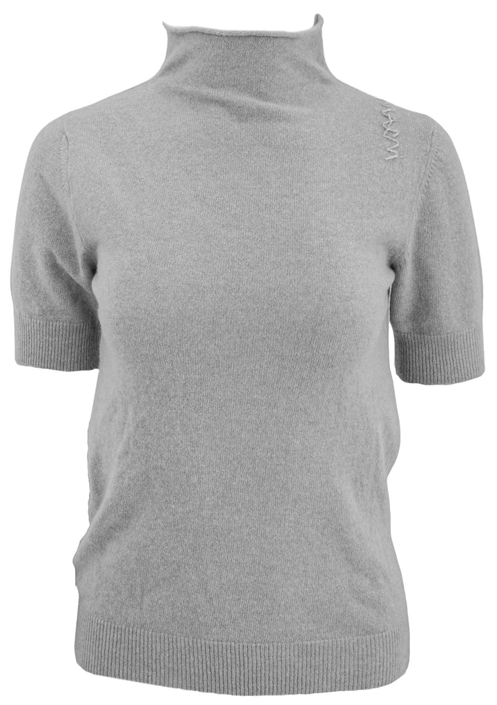Marni Short Sleeve Sweater in Grey