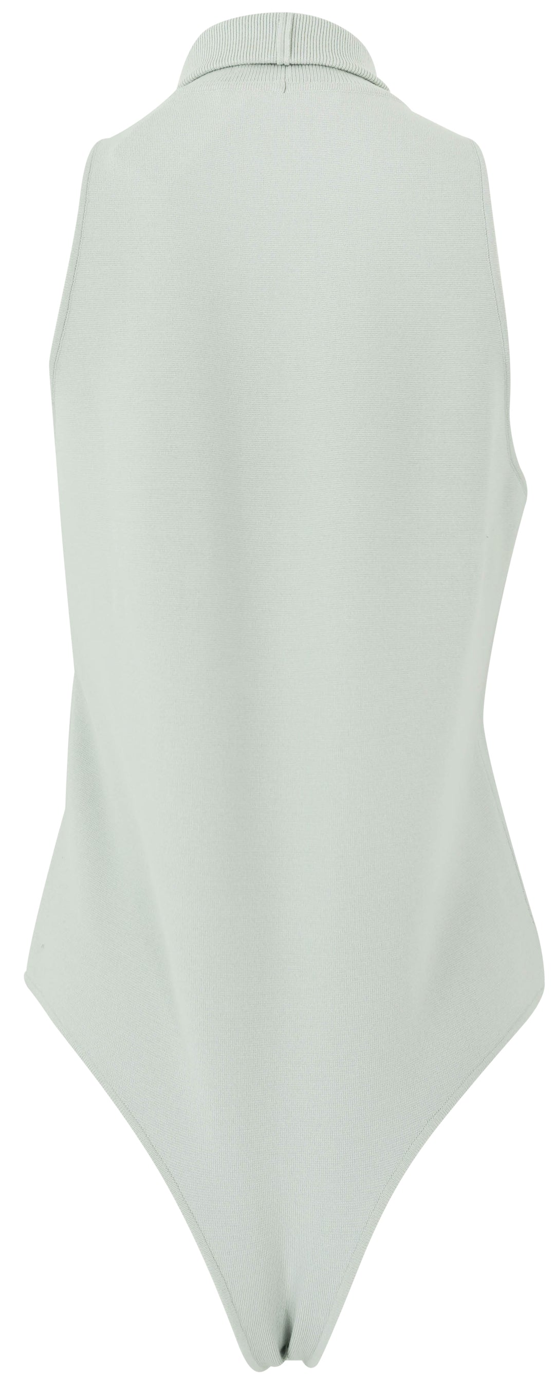 Zeynep Arcay Sleeveless Turtleneck Bodysuit in Light Grey - Discounts on Zeynep Arcay at UAL