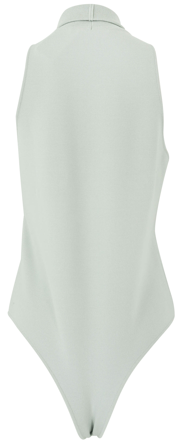 Zeynep Arcay Sleeveless Turtleneck Bodysuit in Light Grey - Discounts on Zeynep Arcay at UAL