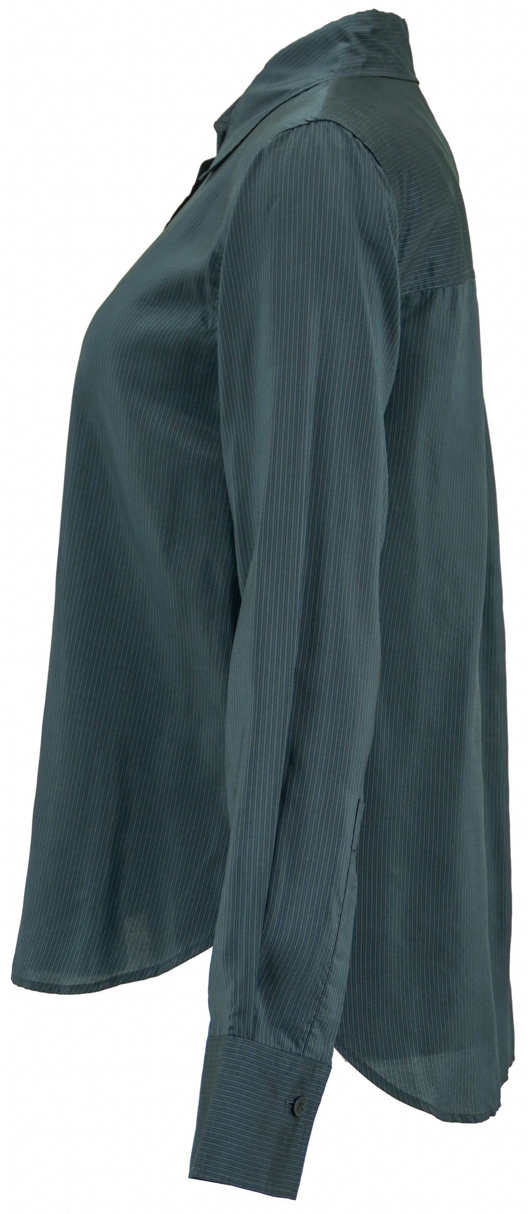 Closed Tonal Striped Button Down in Navy Blue - Discounts on Closed at UAL