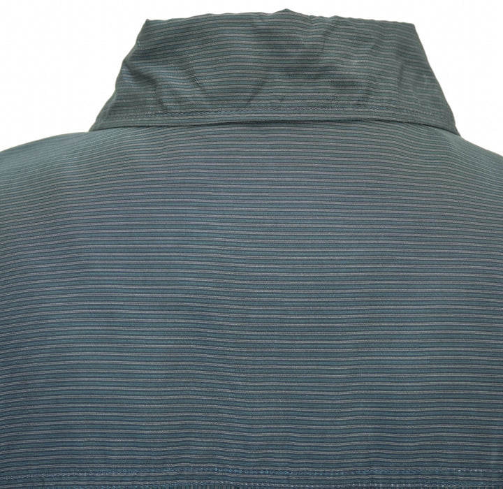 Closed Tonal Striped Button Down in Navy Blue - Discounts on Closed at UAL