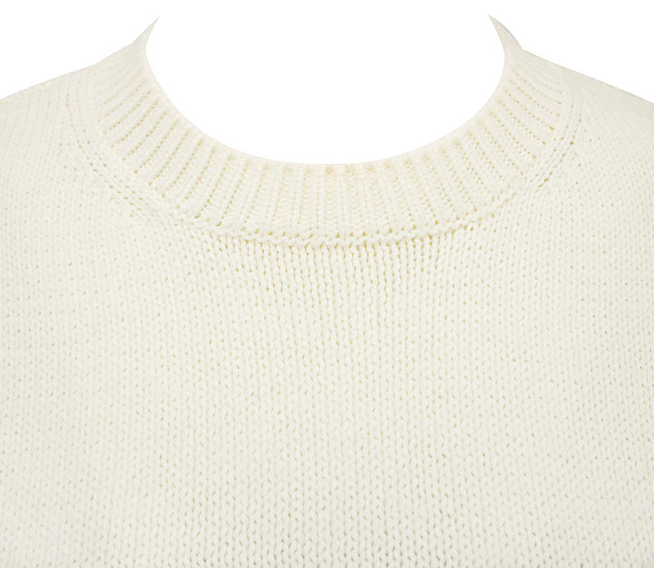 Totemé Sweater in White and Black - Discounts on Toteme at UAL