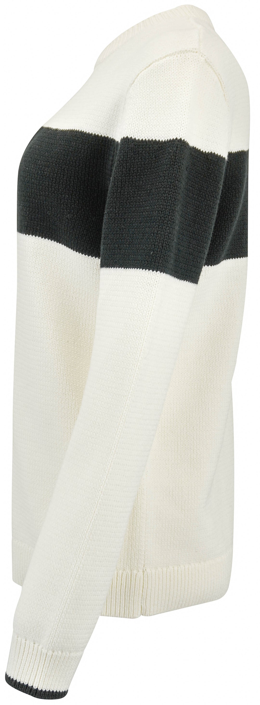 Totemé Sweater in White and Black - Discounts on Toteme at UAL