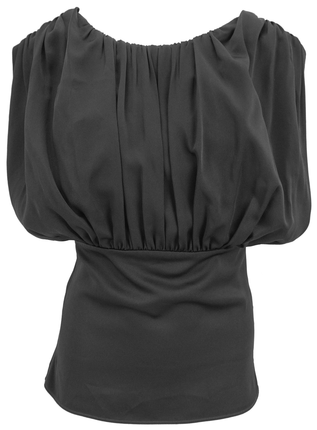 Jil Sander Draped Top in Black - Discounts on Jil Sander at UAL