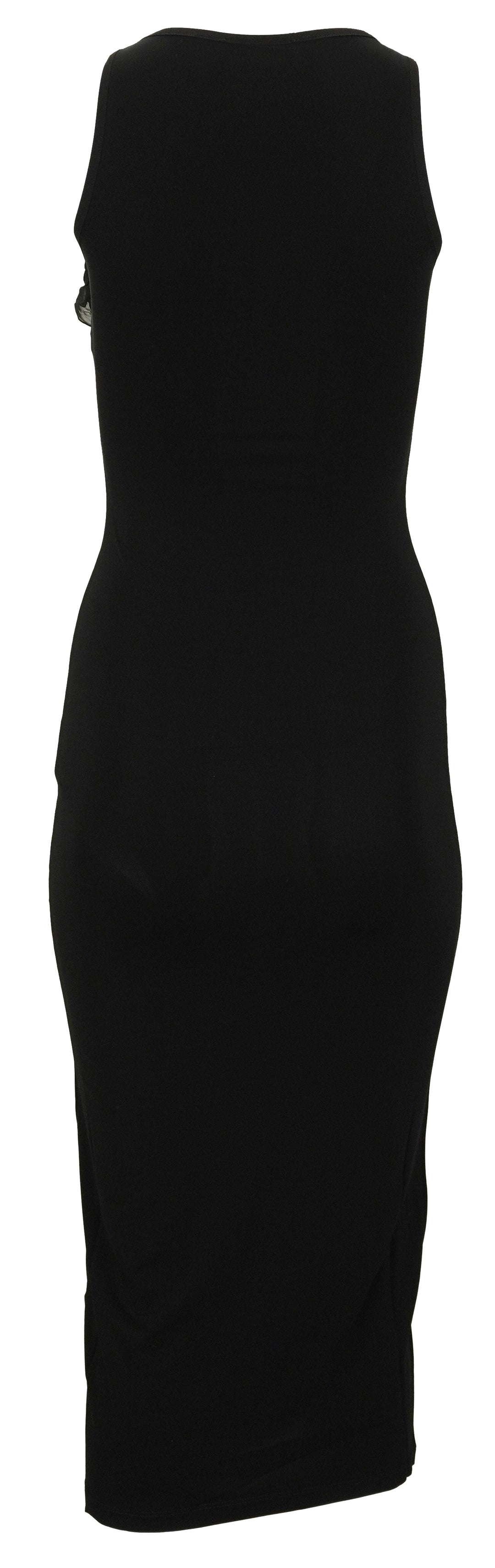 Nensi Dojaka Cosimina Tank Midi Dress in Black - Discounts on Nensi Dojaka at UAL