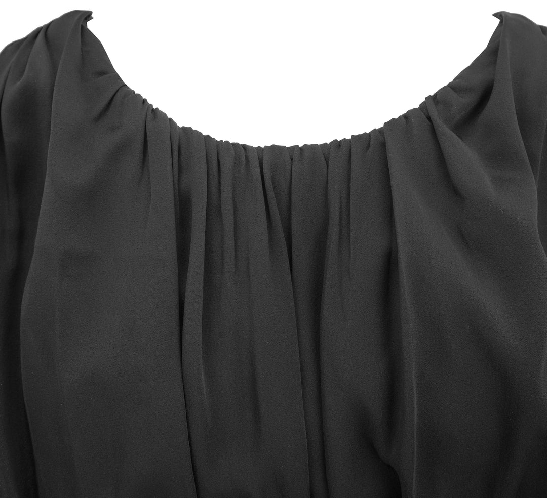 Jil Sander Draped Top in Black - Discounts on Jil Sander at UAL