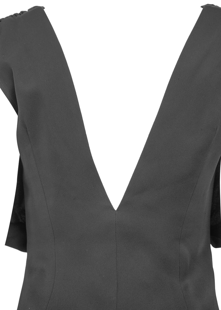 Jil Sander Draped Top in Black - Discounts on Jil Sander at UAL