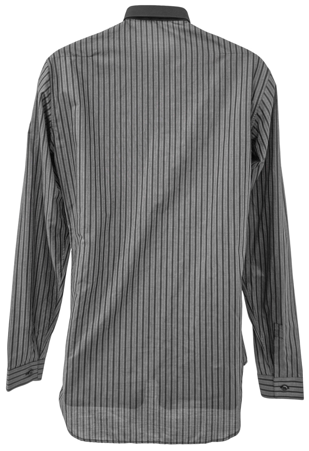 Dior Striped Button Down in Black and Grey - Discounts on Dior at UAL
