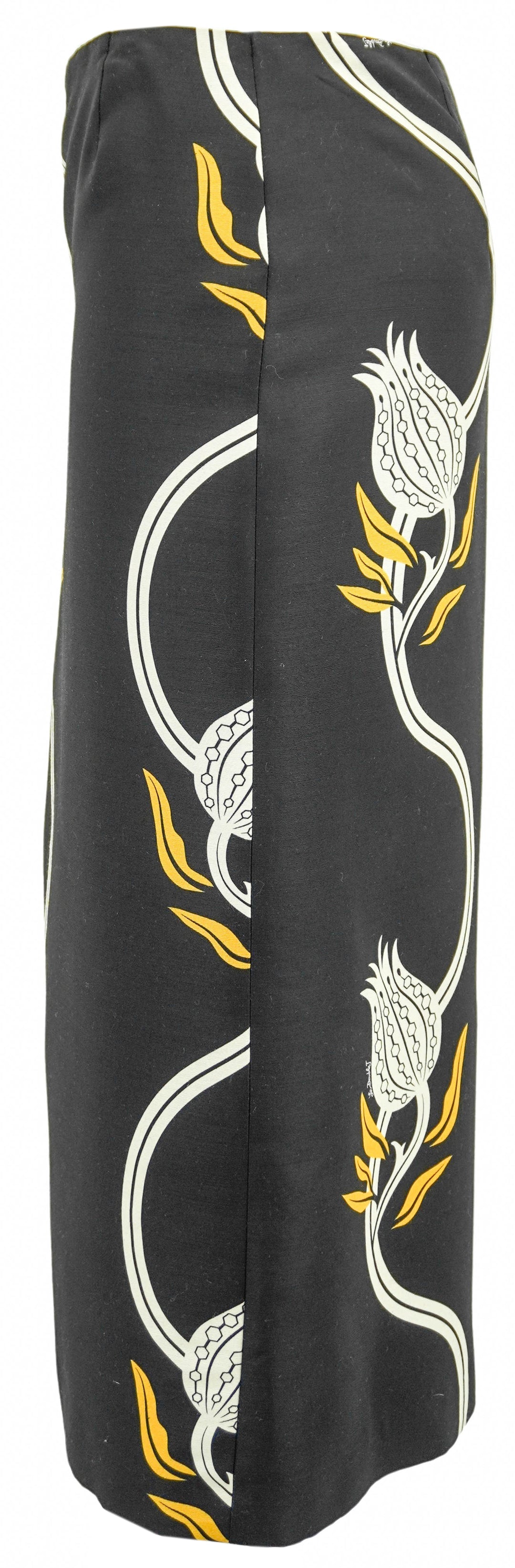 La DoubleJ. Melograno Pencil Skirt in Black