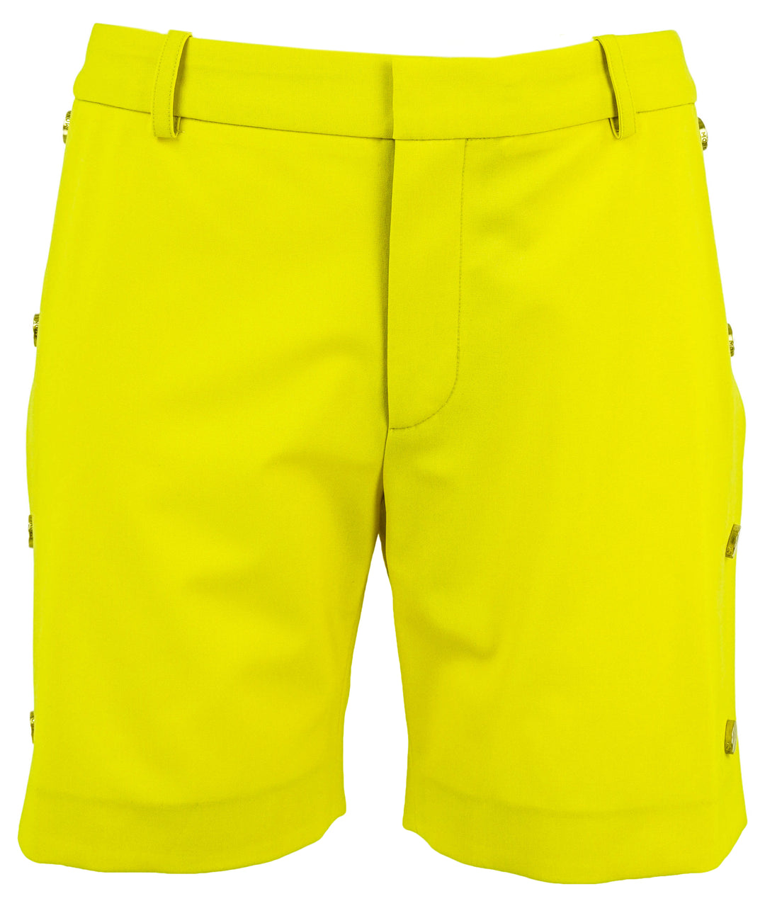 Monse Side Button Tailored Shorts in Yellow - Discounts on Monse at UAL