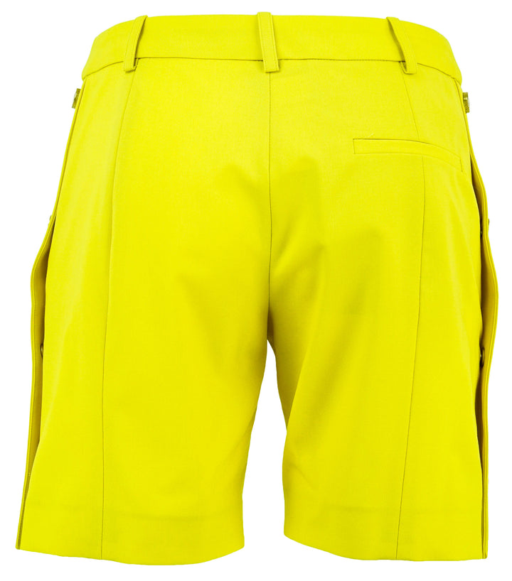 Monse Side Button Tailored Shorts in Yellow - Discounts on Monse at UAL