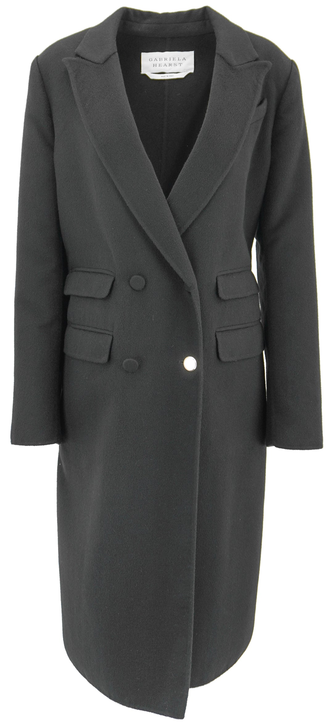 Gabriela Hearst Reed Coat in Black - Discounts on Gabriela Hearst at UAL