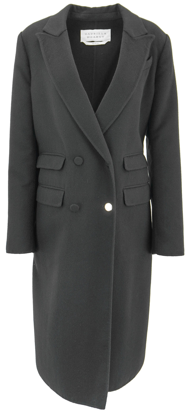 Gabriela Hearst Reed Coat in Black - Discounts on Gabriela Hearst at UAL