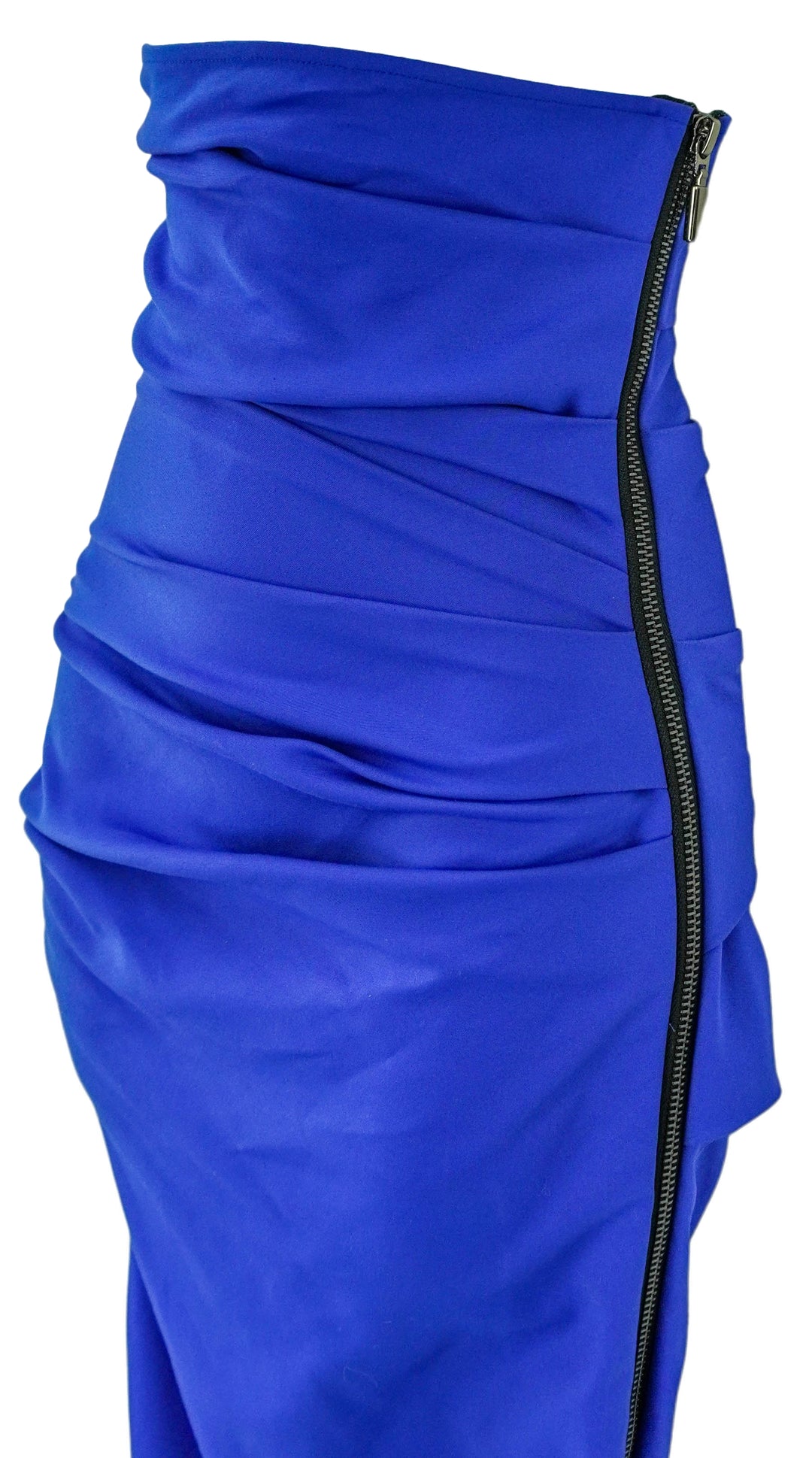 Maticevski Cygnet Ruched Tube Skirt in Electric - Discounts on Maticevski at UAL