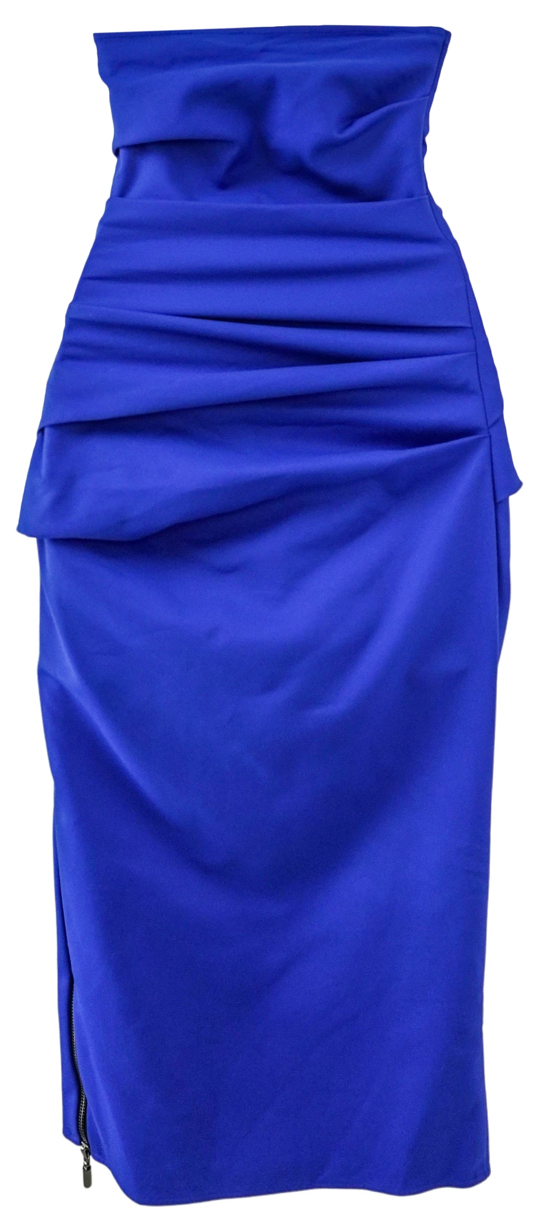 Maticevski Cygnet Ruched Tube Skirt in Electric - Discounts on Maticevski at UAL