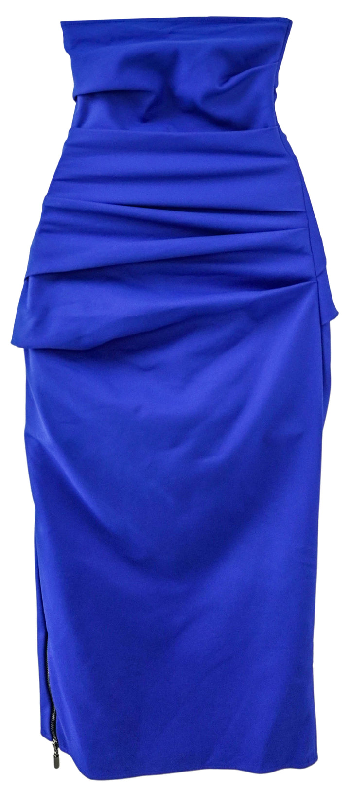 Maticevski Cygnet Ruched Tube Skirt in Electric - Discounts on Maticevski at UAL