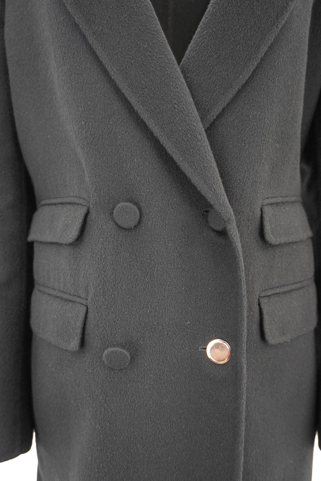 Gabriela Hearst Reed Coat in Black - Discounts on Gabriela Hearst at UAL