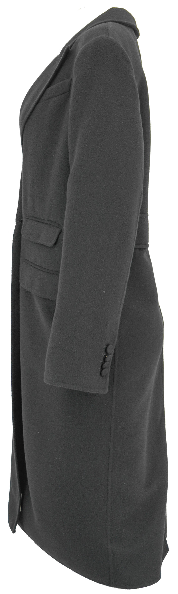 Gabriela Hearst Reed Coat in Black - Discounts on Gabriela Hearst at UAL