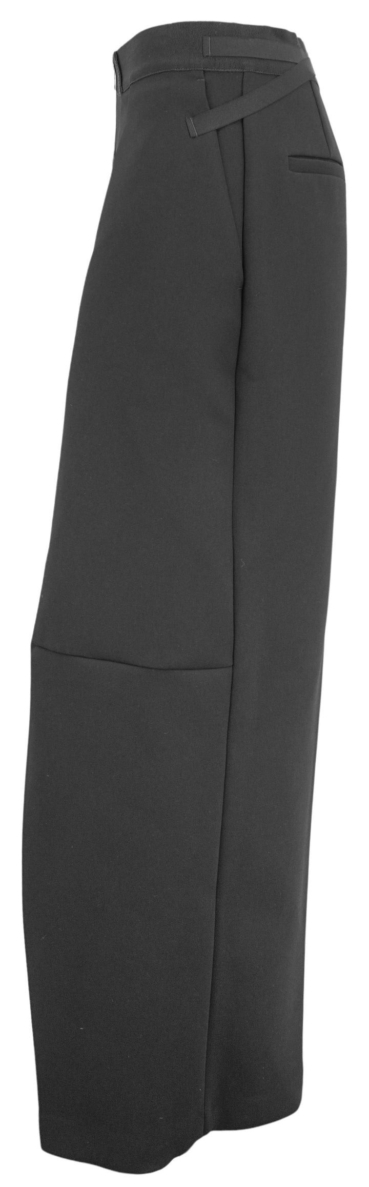 Jean Paul Gaultier Bonded Trousers in Black