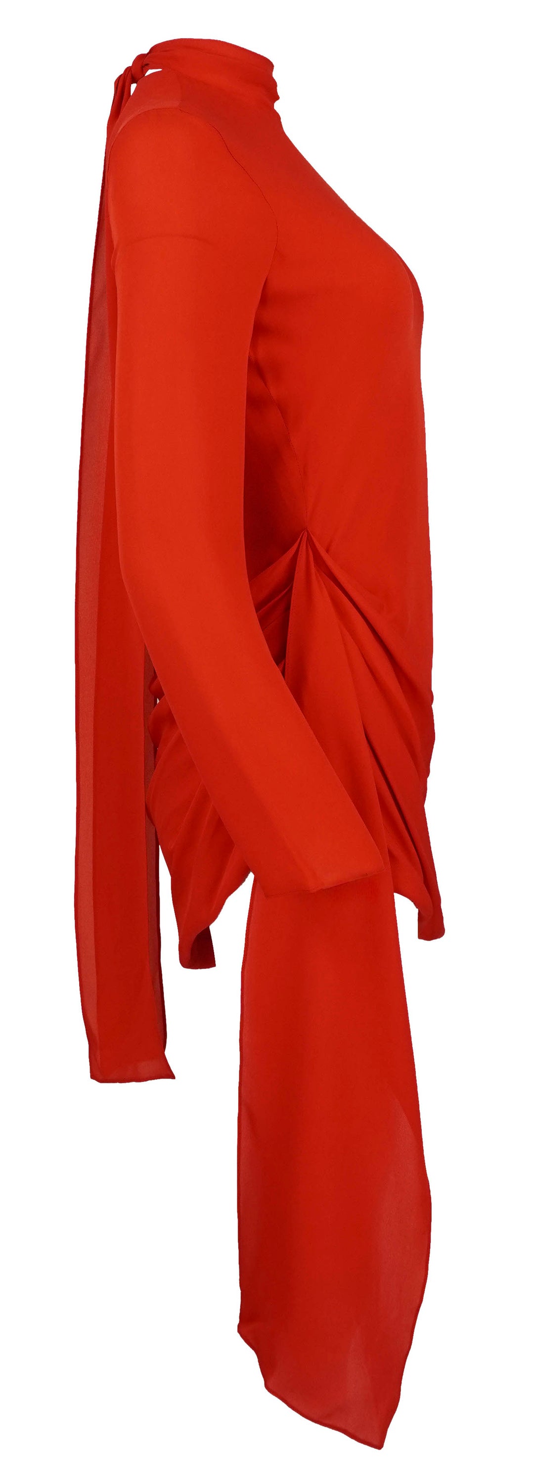 Brandon Maxwell Raina Mini Dress in Red - Discounts on Brandon Maxwell at UAL