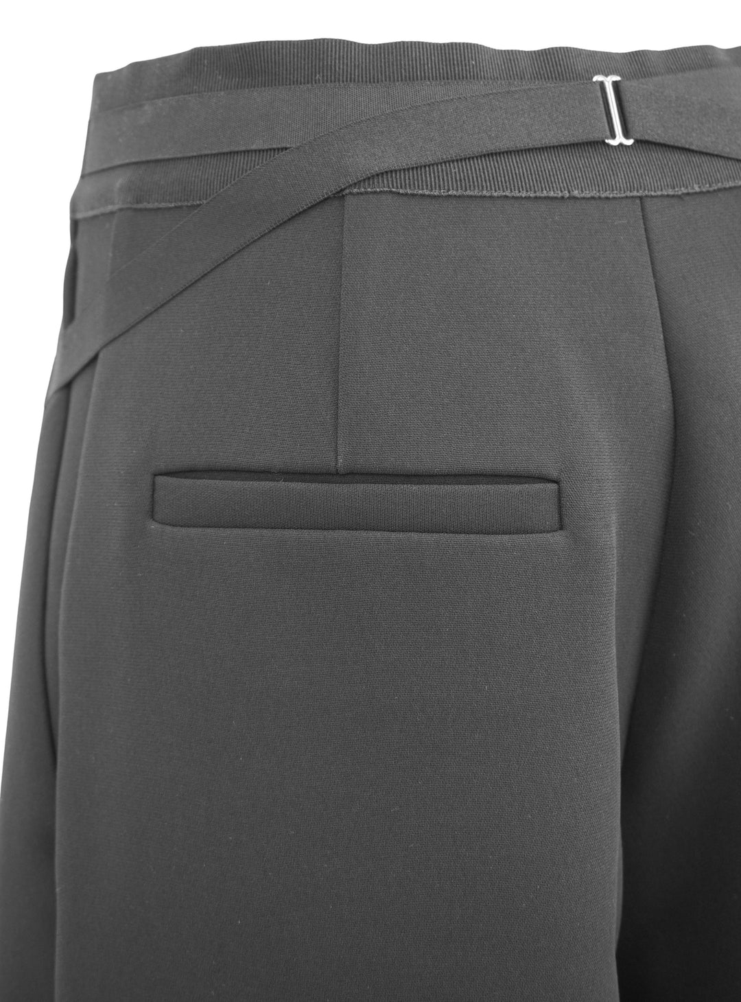 Jean Paul Gaultier Bonded Trousers in Black