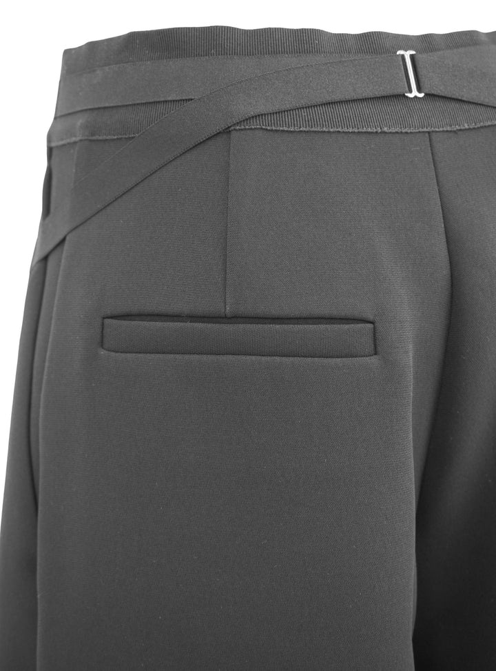 Jean Paul Gaultier Bonded Trousers in Black