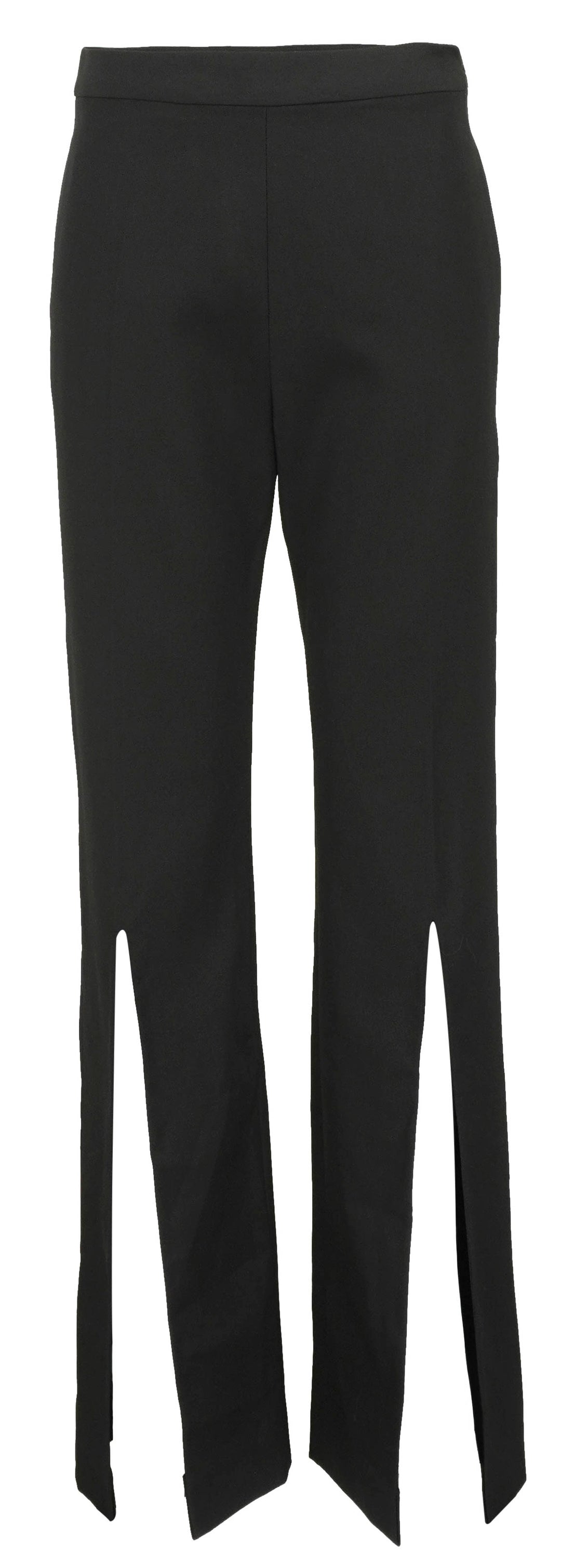 Burc Akyol Split Leg Trousers in Black - Discounts on Burc Akyol at UAL