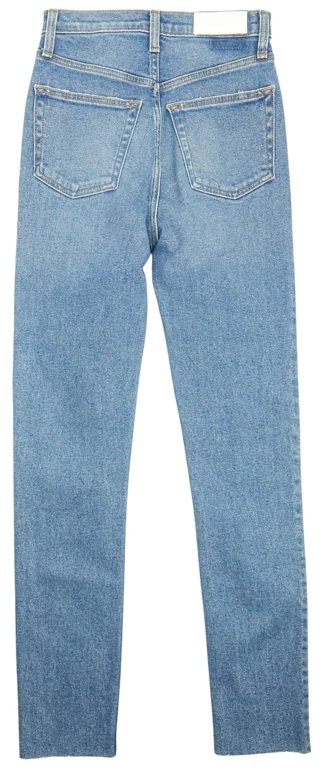 RE/DONE 90s Ultra High Rise Skinny in Broken Rip - Discounts on RE/DONE at UAL