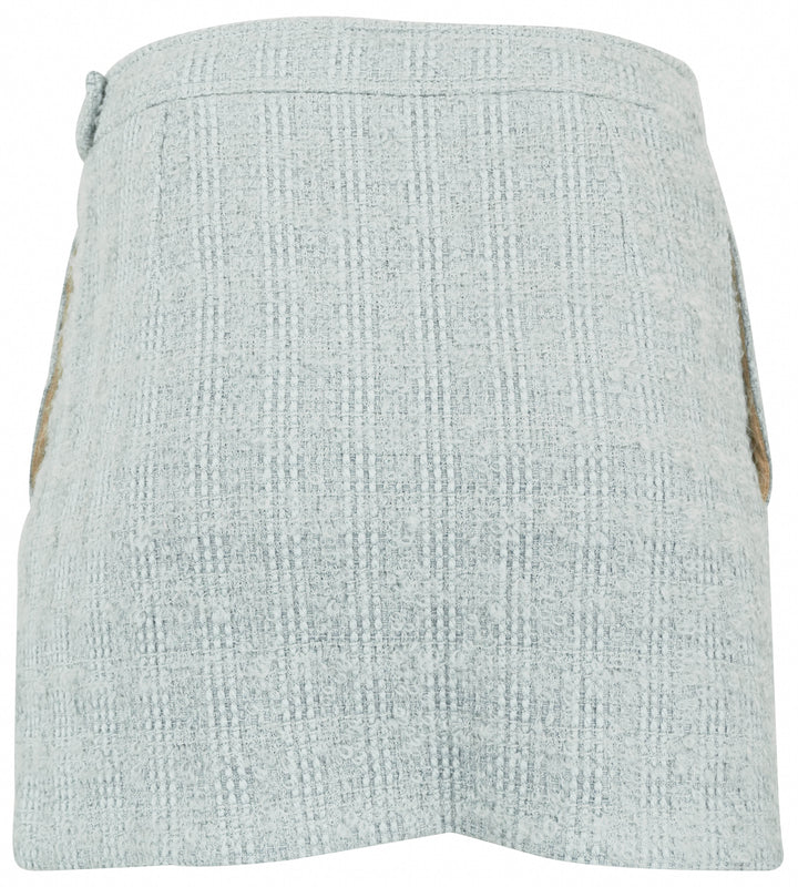 Gucci Tweed Skirt in Light Blue - Discounts on Gucci at UAL