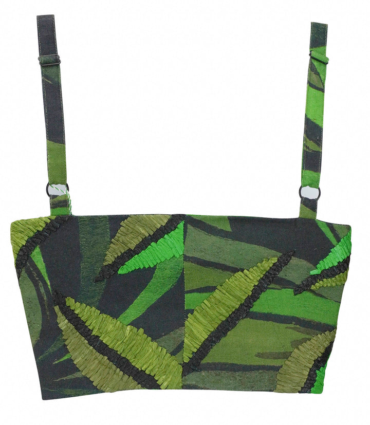 Farm Rio Coconut Tree Flow Top in Toucan Tree Green - Discounts on Farm Rio at UAL