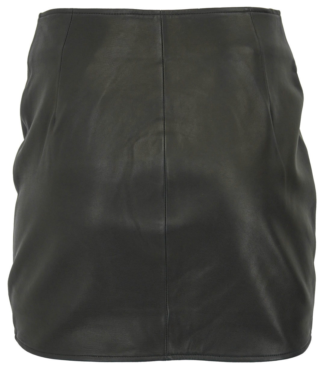 The Sei Leather Mini Skirt in Black - Discounts on The Sei at UAL
