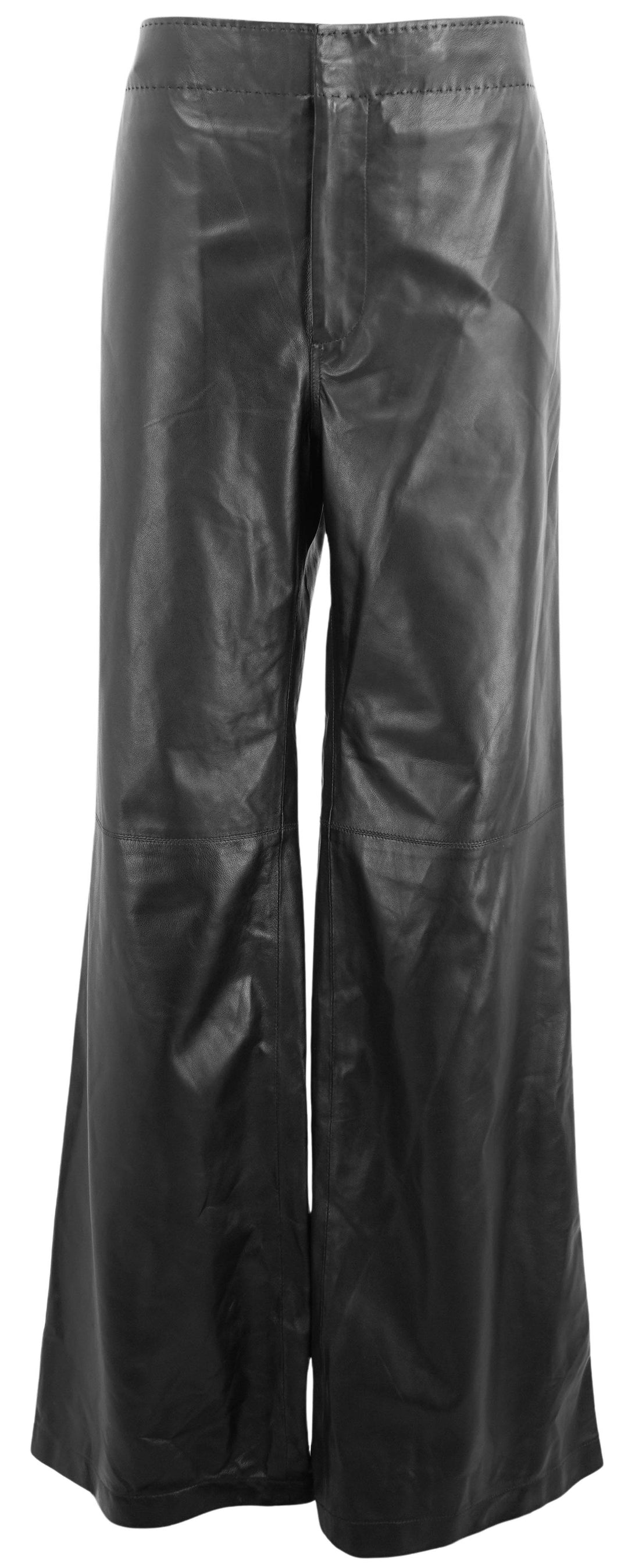 Ulla Johnson Lotti Leather Pants in Black