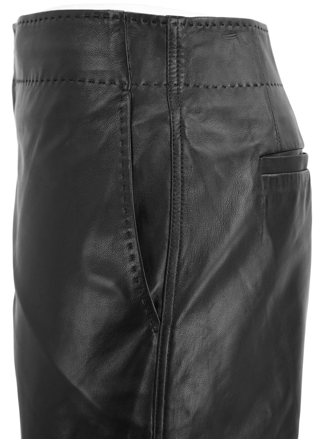 Ulla Johnson Lotti Leather Pants in Black