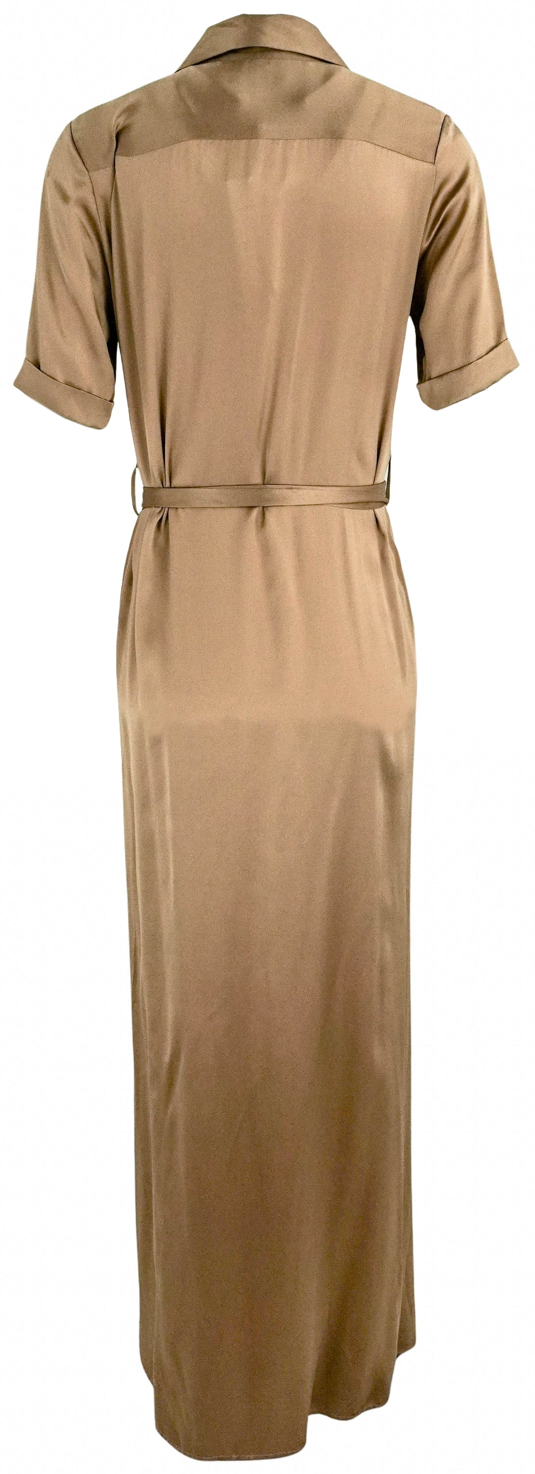 L'AGENCE Klement Cargo Dress in Dark Cappuccino - Discounts on L'AGENCE at UAL