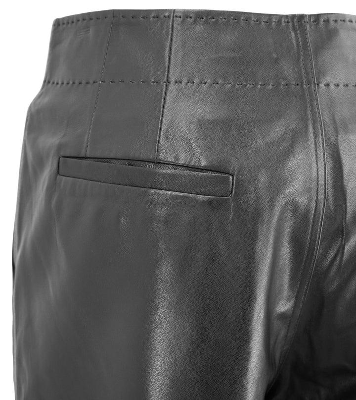 Ulla Johnson Lotti Leather Pants in Black
