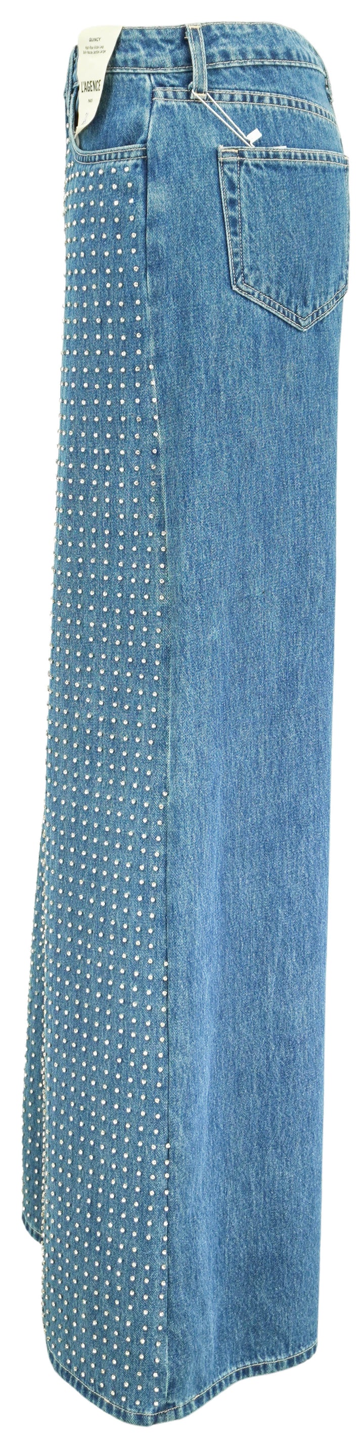 L'Agence Quincy Embellished Denim