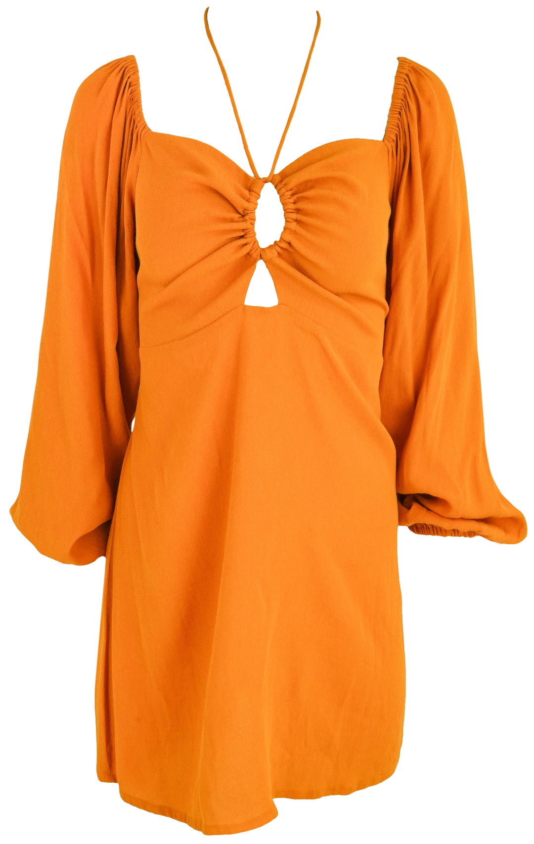 Faithfull The Brand Mini Dress in Orange - Discounts on Faithfull the Brand at UAL