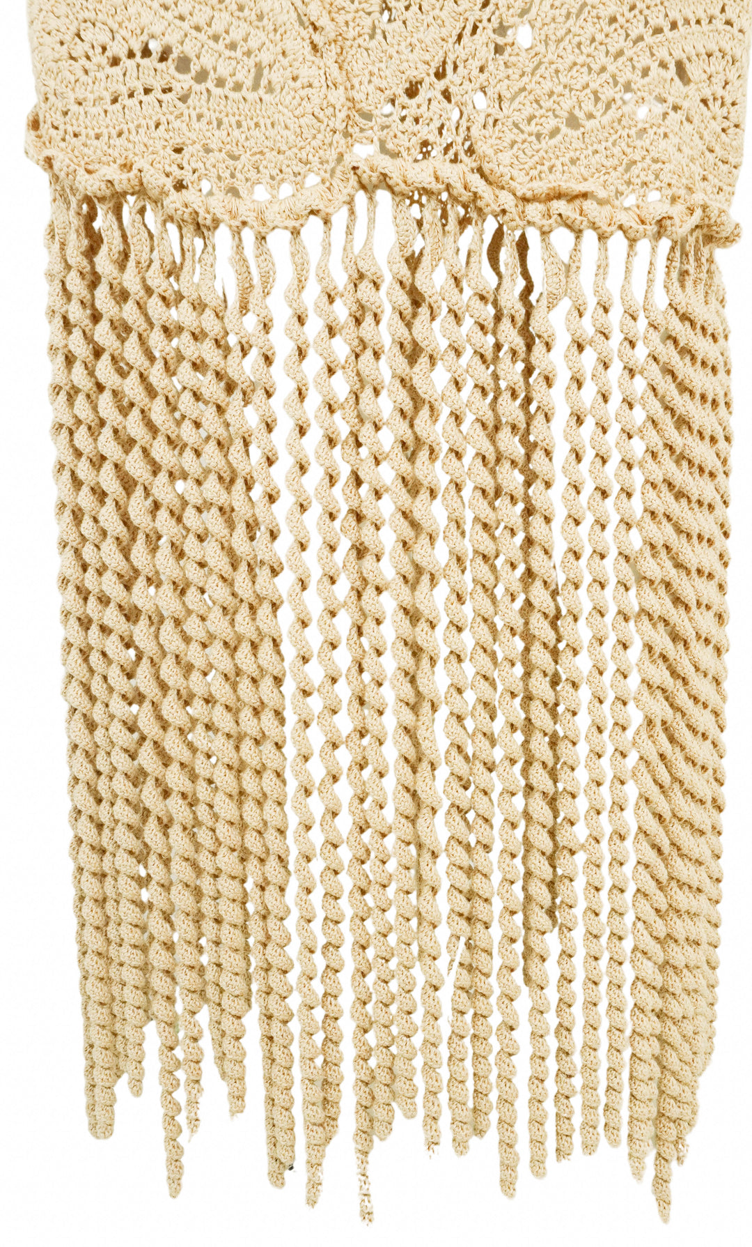 Ulla Johnson Crochet Knit Dress in Tan - Discounts on Ulla Johnson at UAL