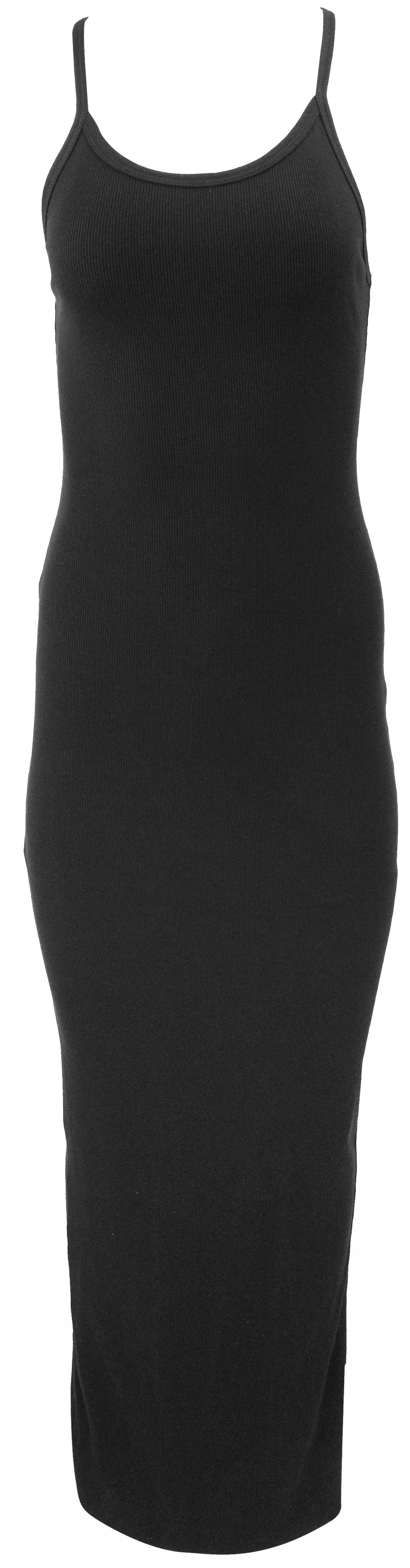 Eterne Ribbed Maxi Dress in Black - Discounts on Eterne at UAL