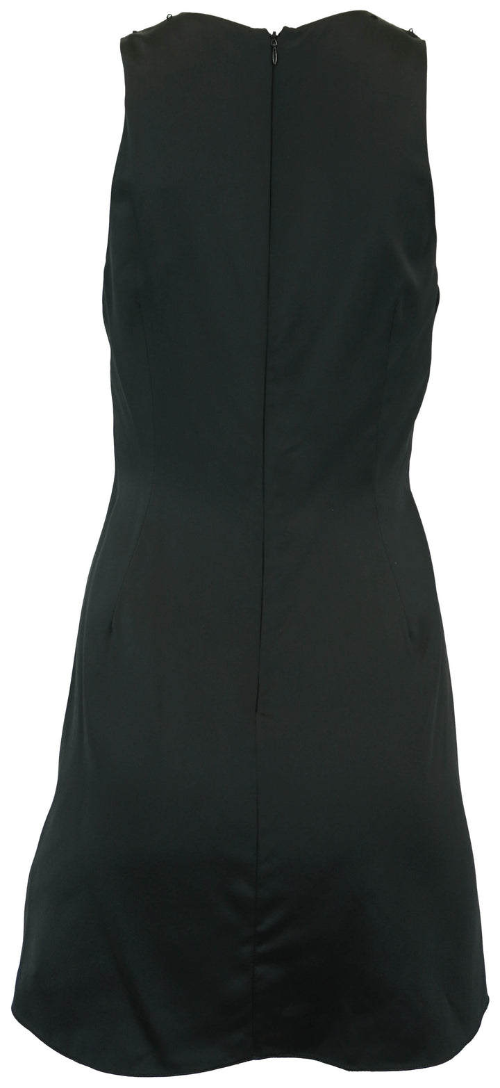 Alejandra Alonso Rojas Silk Mini Dress with Cape in Black - Discounts on Alejandra Alonso Rojas at UAL