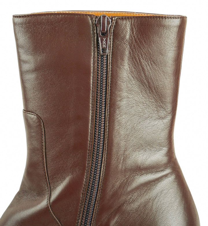 Dries Van Noten Platform Booties in Brown