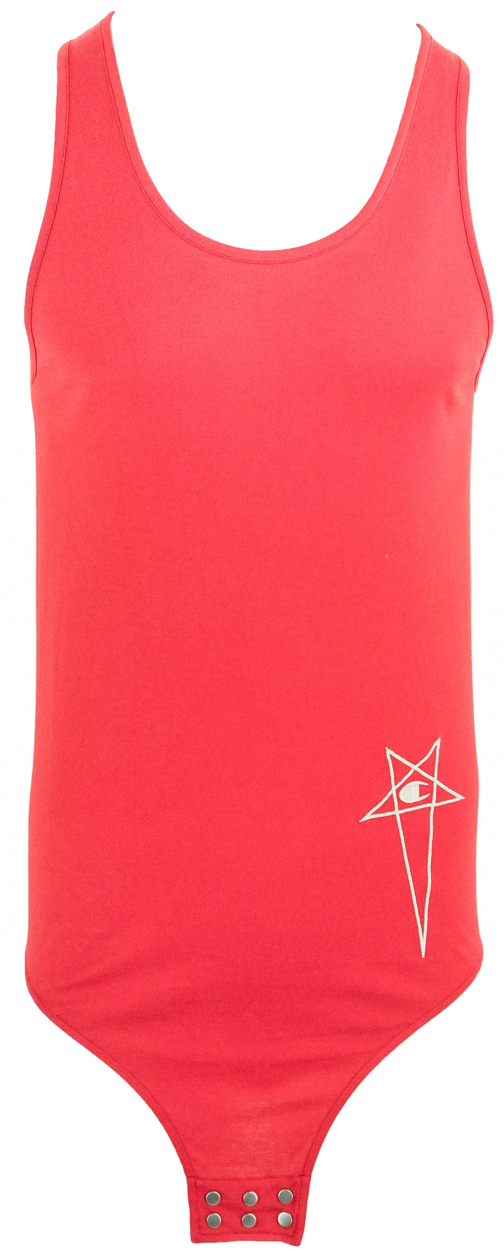 Rick Owens x Champion Basketball Tank in Red - Discounts on Rick Owens at UAL