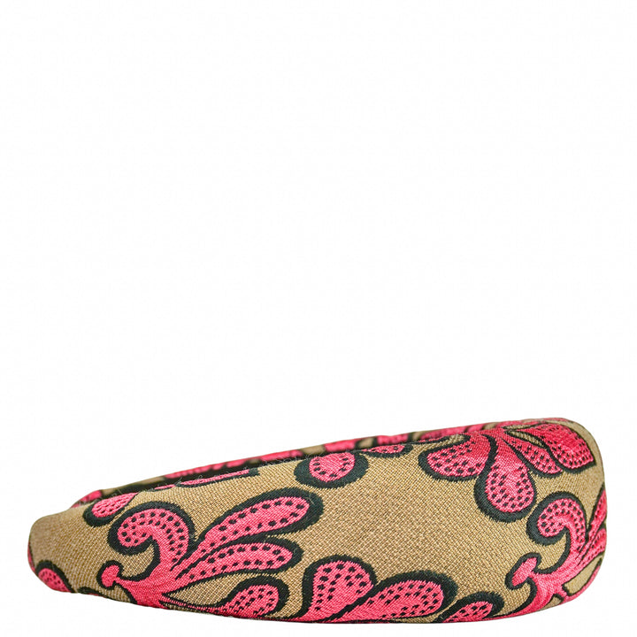 La DoubleJ Medici Headband in Herald Jacquard