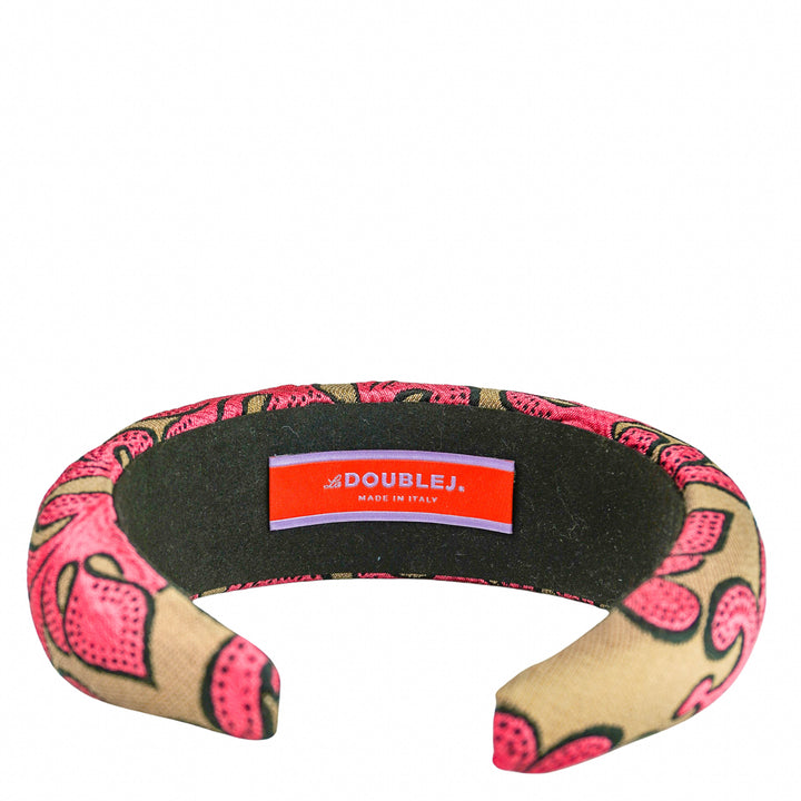 La DoubleJ Medici Headband in Herald Jacquard
