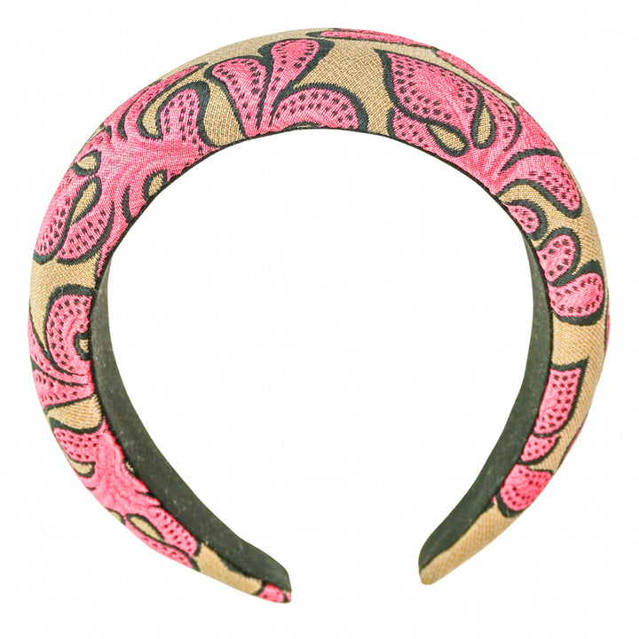 La DoubleJ Medici Headband in Herald Jacquard