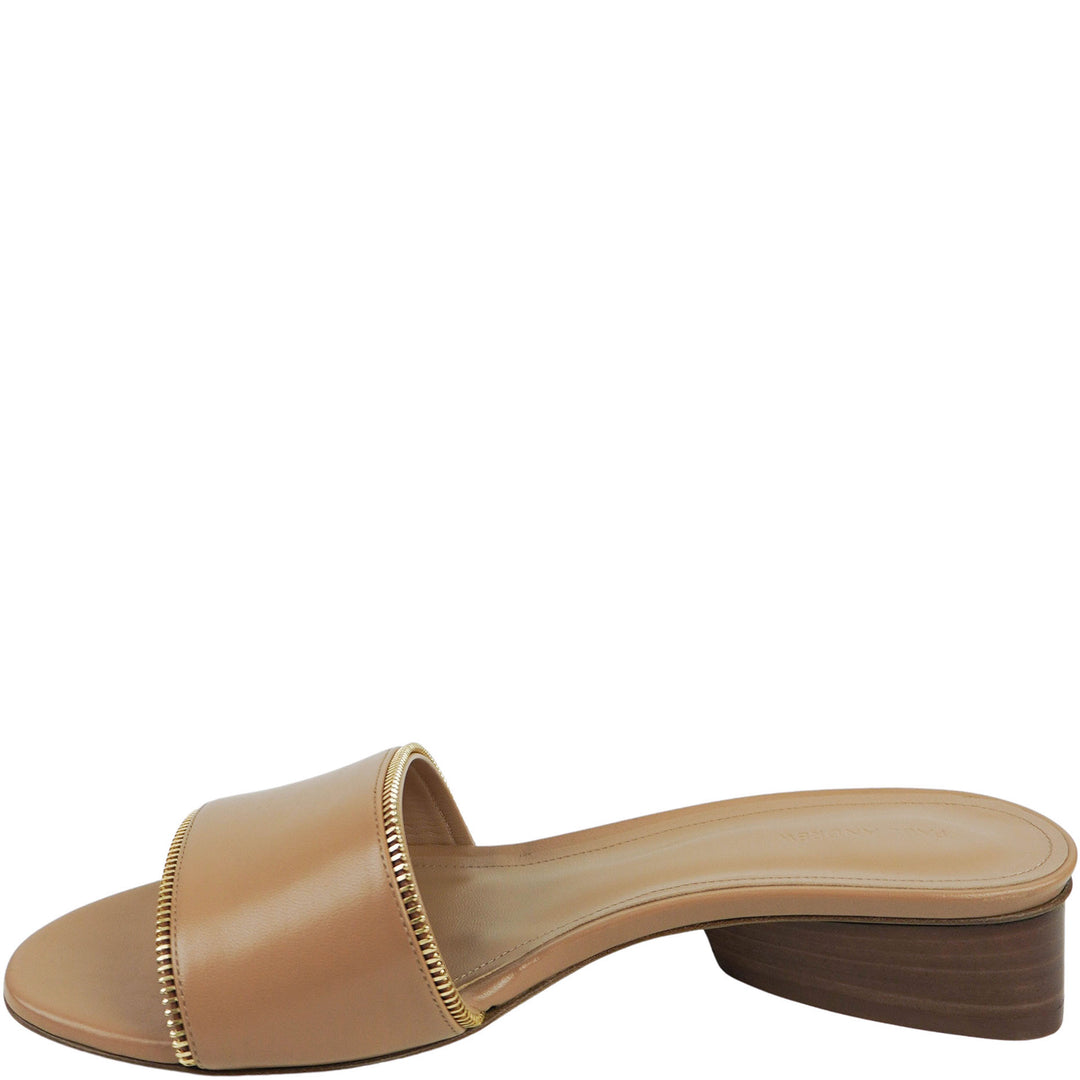 Paul Andrew Arc Zipper Flats in Tan - Discounts on Paul Andrew at UAL