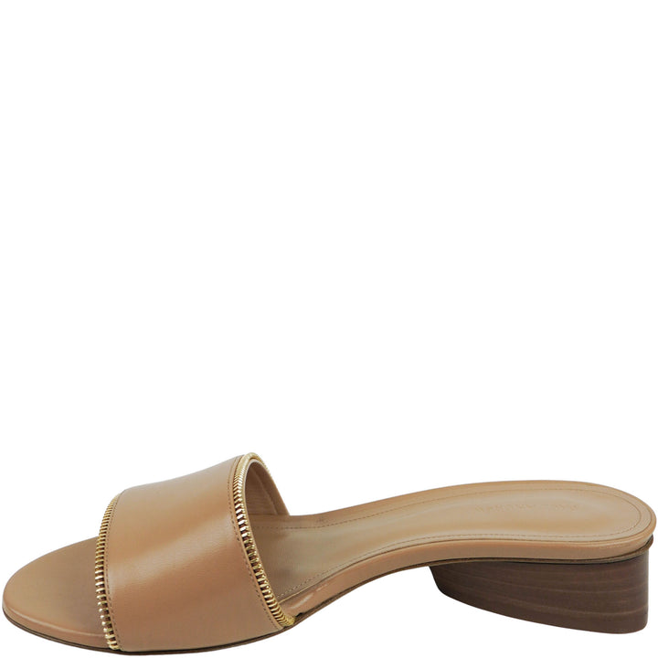 Paul Andrew Arc Zipper Flats in Tan - Discounts on Paul Andrew at UAL