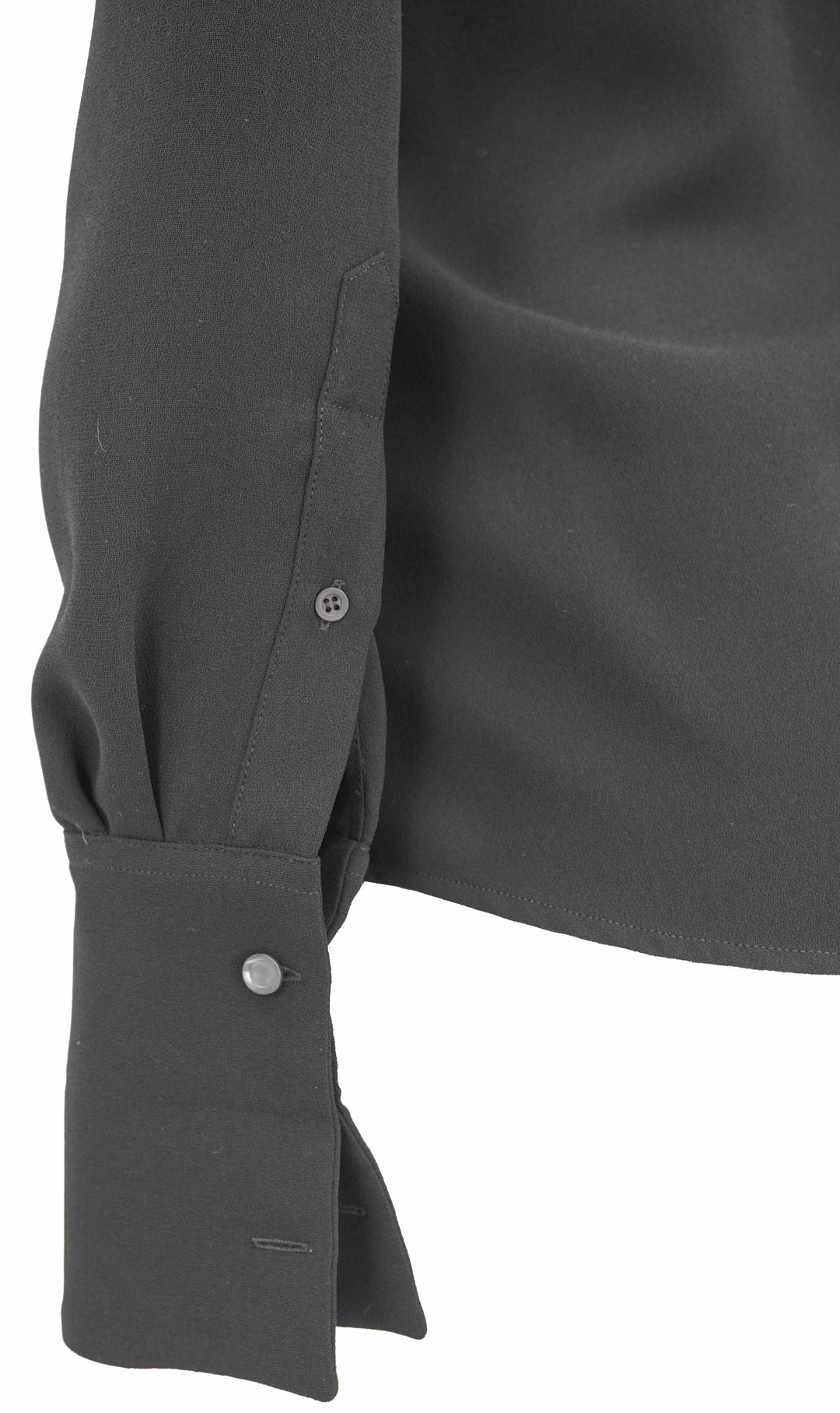 Dries Van Noten Celindra Puff Sleeve Shirt in Black